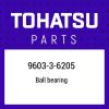 9603-3-6205 Tohatsu Ball bearing 960336205, New Genuine OEM Part